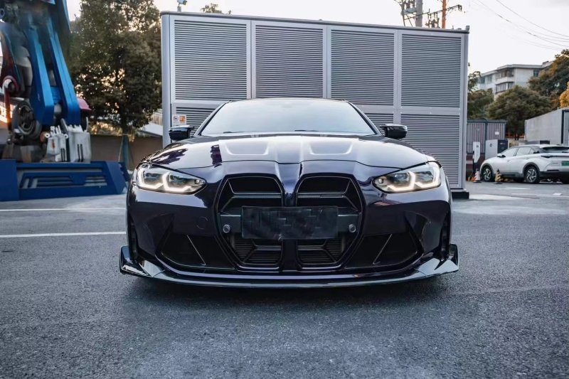 Dry Carbon Fiber Front Grilles Kidney Grill CSL Style Bumper Center Mesh for  M3 M4 G80 G82 G83 Body Kit